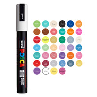 uni® POSCA® PC-5M, Metallic Water-Based Paint Markers (8 Pack)