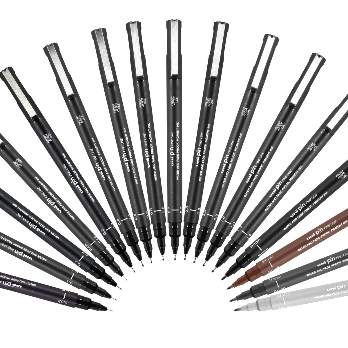 Pin Fine Line Drawing Pens | 0.5mm | uni-ball