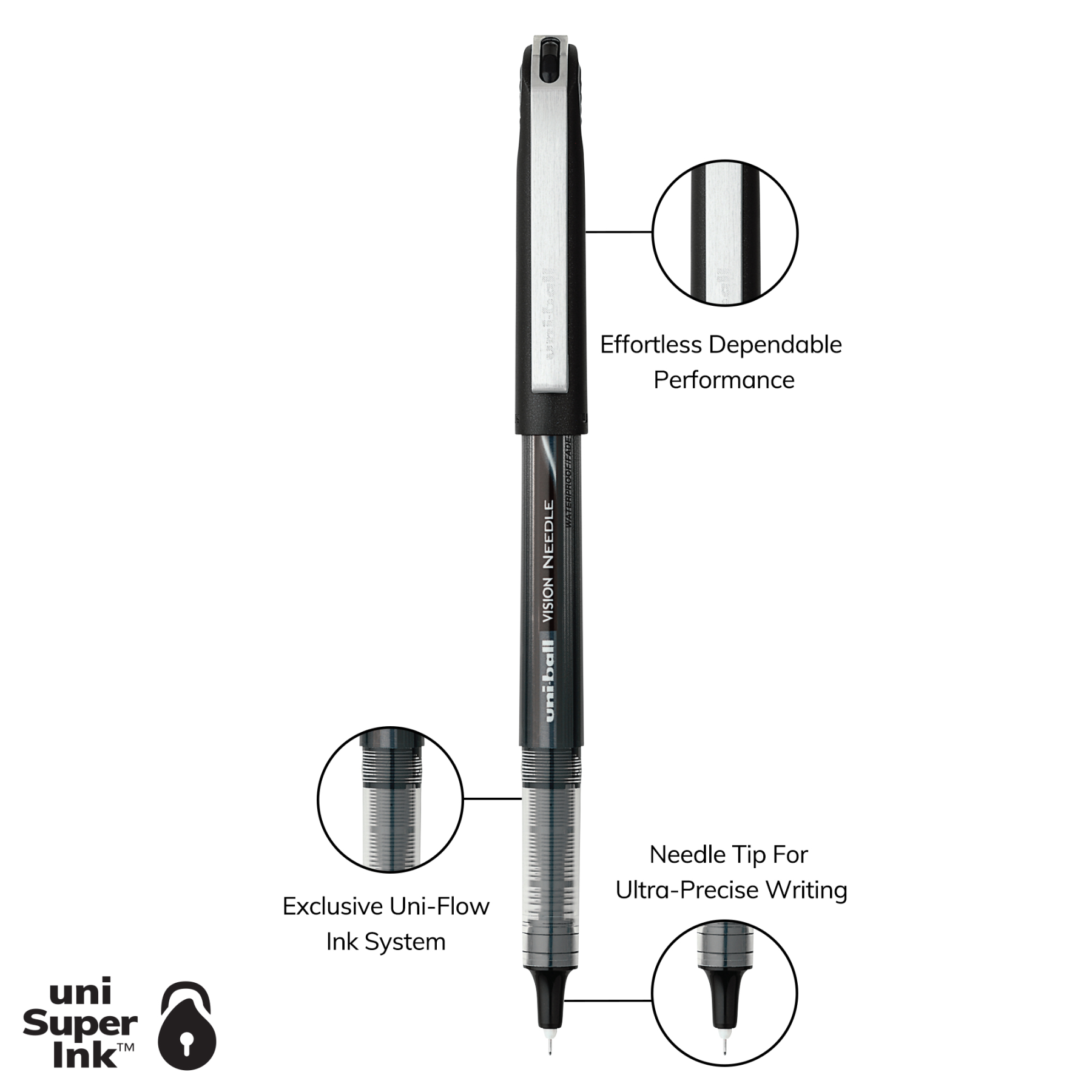 uniball™ Vision Needle, Rollerball Pen