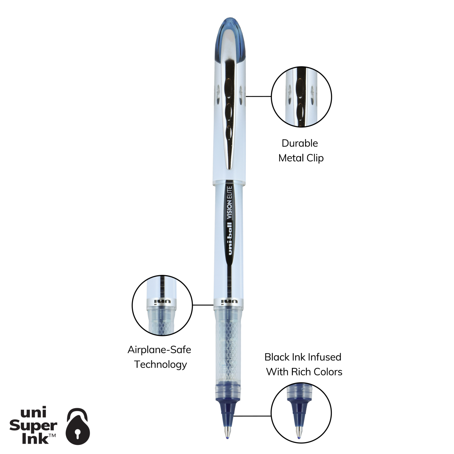 uniball™ Vision Elite BLX, Rollerball Pen