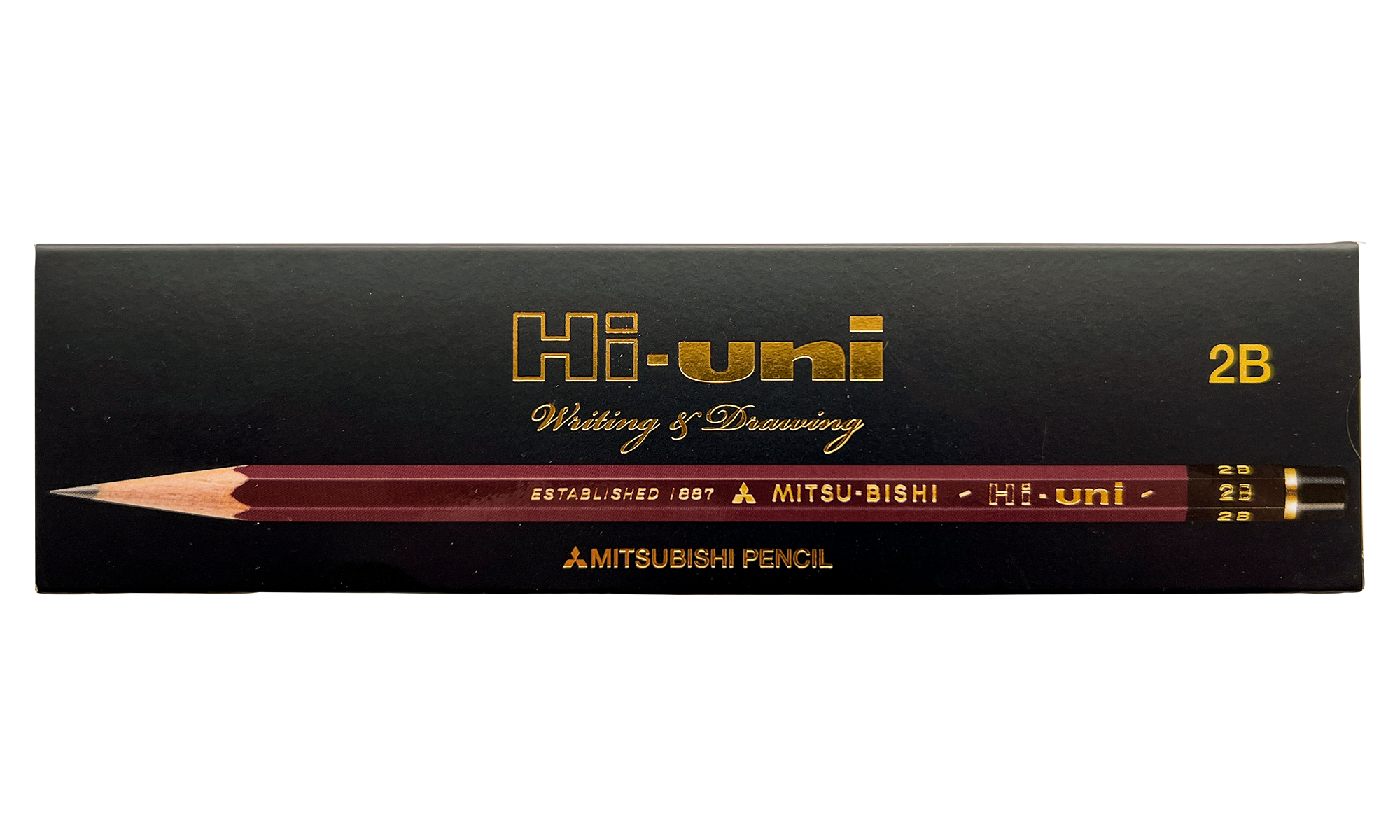 Hi-uni Wooden Pencil - 12 pack