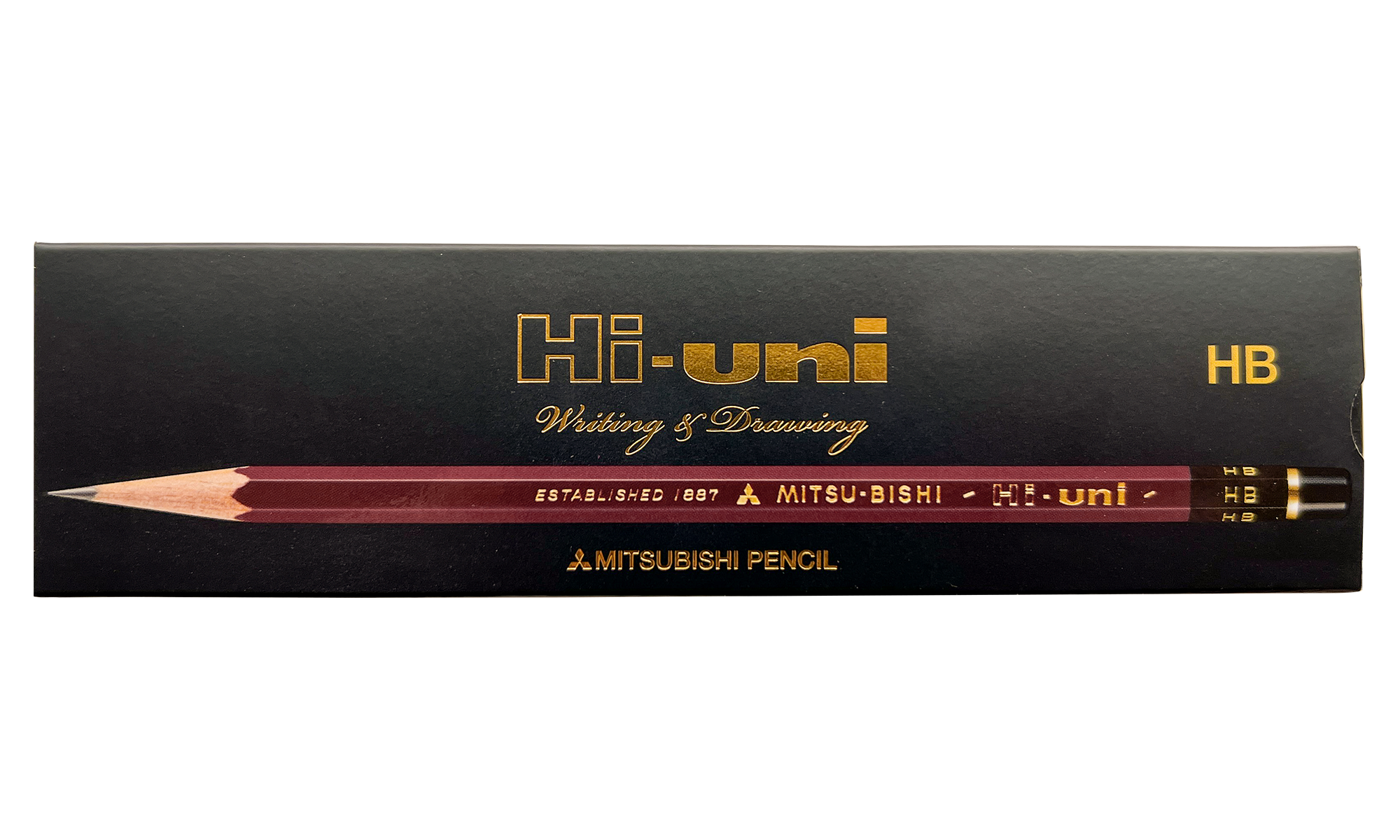 Hi-uni Wooden Pencil - 12 pack