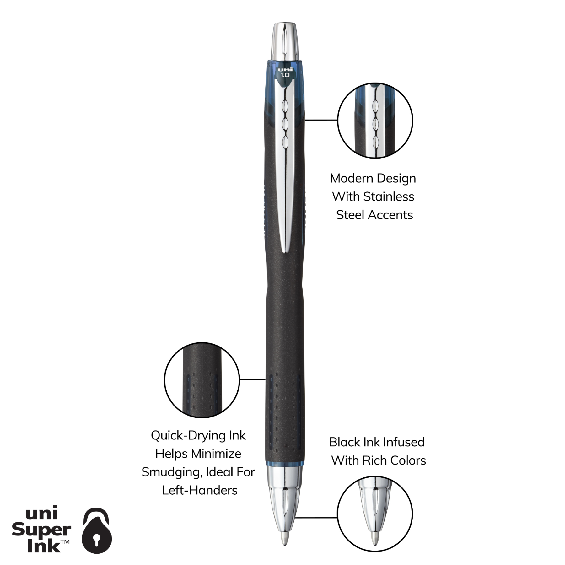 uniball™ JETSTREAM RT BLX , Ballpoint Pen