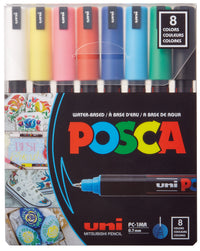 uni® POSCA® PC-1MR Water-Based Paint Markers (8 Pack)