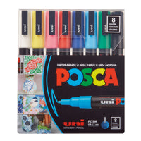 uni® POSCA® PC-3M Water-Based Paint Markers (8 Pack)