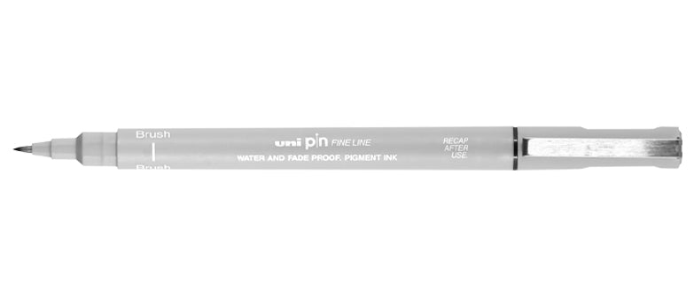 uni® Pin, Fine Line Drawing Pen (Brush Tip)